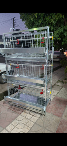 قفس۳طبقه مرغ تخمگذار (اصل)